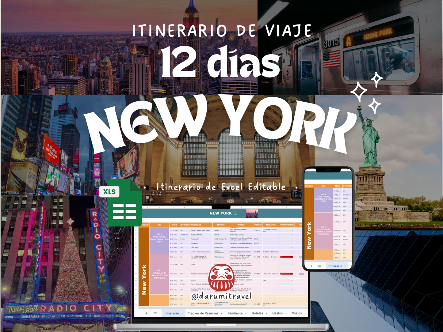 Itinerario de 12 Dias para tu Viaje a Nueva York