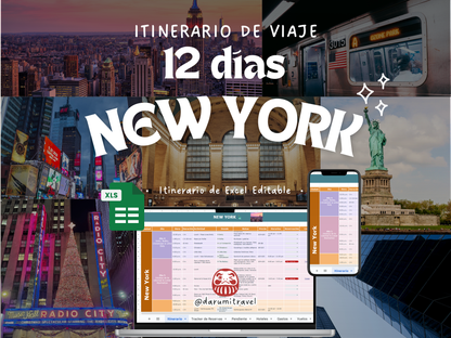 Itinerario de 12 Dias para tu Viaje a Nueva York